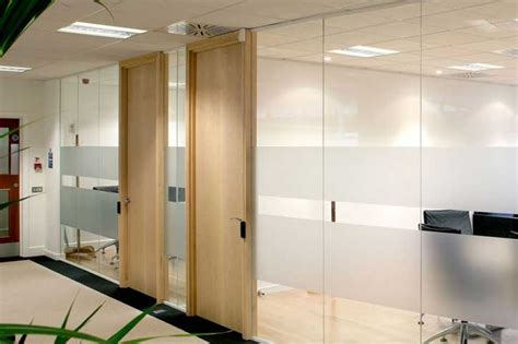 Partition Doors Help To Further Customize A Glass Partition System