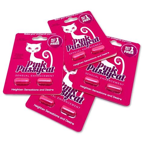 Pink Pussycat Pill Pack Female Sensual Enhancement Supplement
