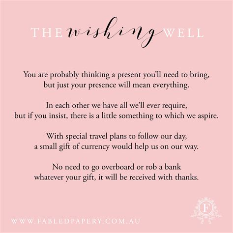 Our Favourite Wishing Well Poems ⋆ Fabled Papery Wishing Well Poems Wishing Well Wedding
