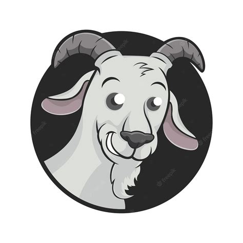 Premium Vector Cute Goat Cartoon Vector Icon Illustration