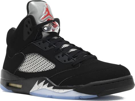 Nike Mens Air Jordan 5 Retro Og Blackfire Red Metallic
