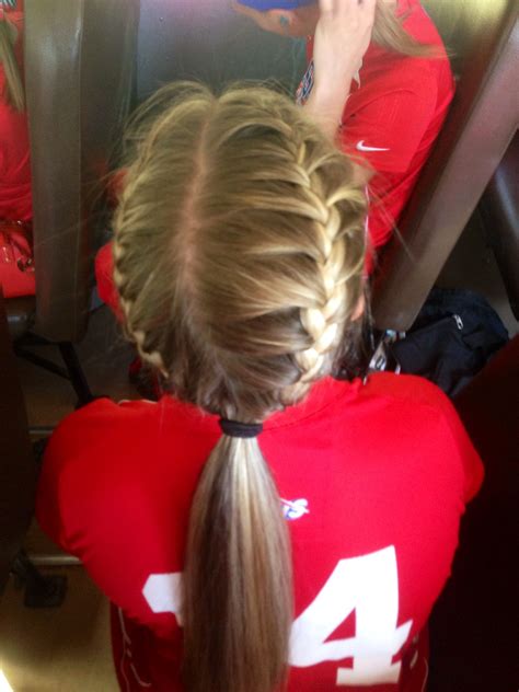 pin by shelby o connell on braids sports hairstyles soccer hair
