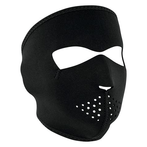 Zanheadgear Wnfm114 Solid Neoprene Full Face Mask Black