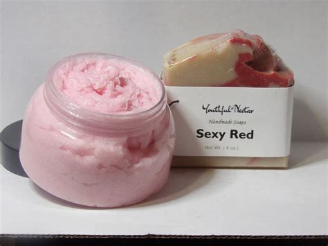 Red Sexy All Natural Bath Soapcocoa Butter Soaps Shea Butter Etsy