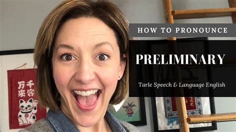 How To Pronounce Preliminary American English Pronunciation Lesson