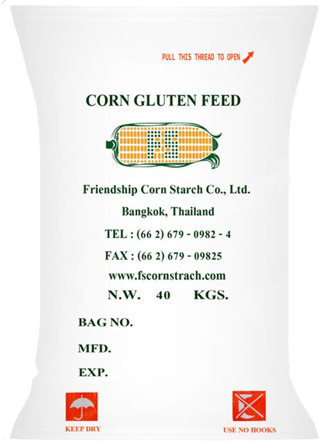 Corn Gluten Feed Friendship Corn Starch Co Ltd
