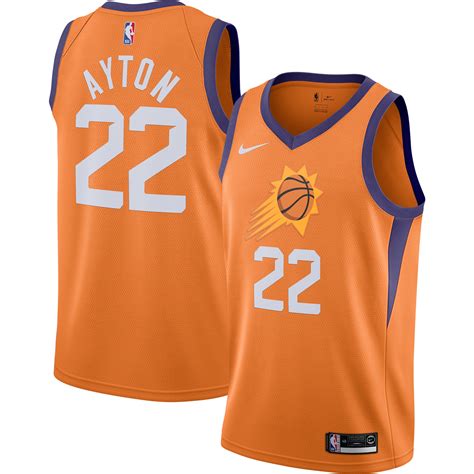 Vind fantastische aanbiedingen voor phoenix suns jersey. Men's Phoenix Suns DeAndre Ayton Nike Orange Finished ...