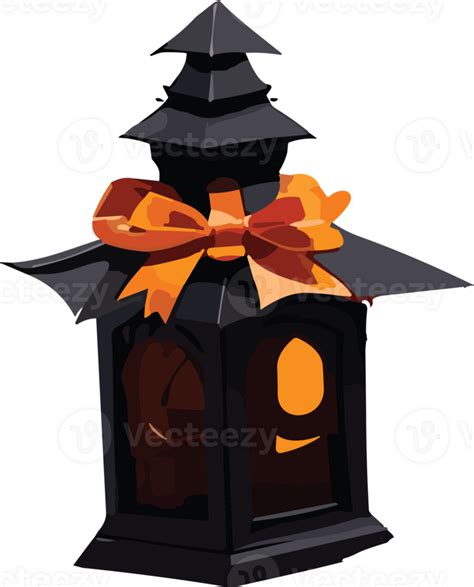Halloween Lantern With Candle Ai Generative 29731188 Png