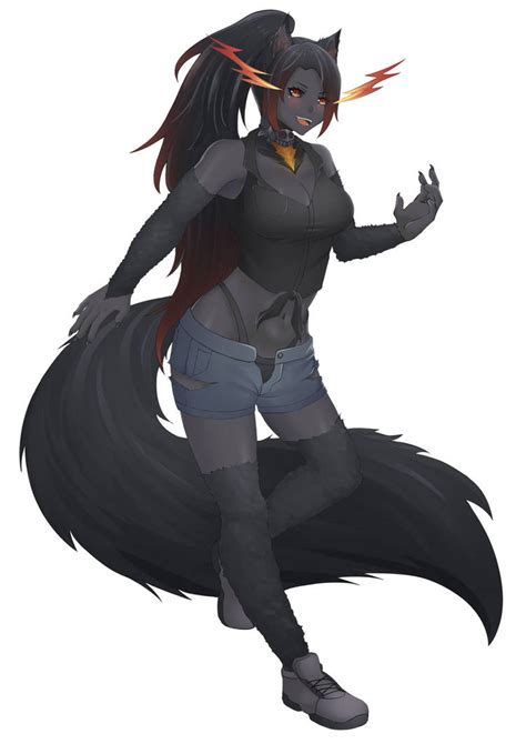 Hellhound Girl Oc Ember By Randomiguana On Deviantart