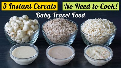 Homemade Instant Cereals For M Yr Babies Quick Easy Travel Food