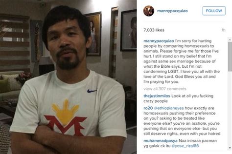 Boxer Manny Pacquiao Sparks Outrage After Calling Homosexuals Worse