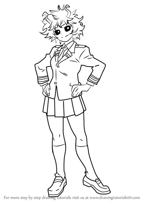 Easy boku no hero academia drawing tutorials for beginners and advanced. Learn How to Draw Mina Ashido from Boku no Hero Academia ...