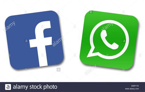 Facebook Whatsapp Logo Icon Stock Photo 81618542 Alamy
