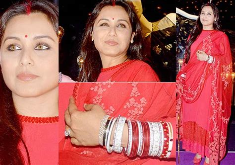 Newlywed Rani Mukerji Looks Ecstatically Beautiful In Chuda Sindoor