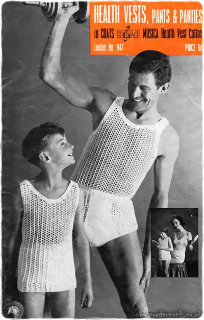 Health Vests ~ Knitting Patterns 1950s 1960s Retro Musings
