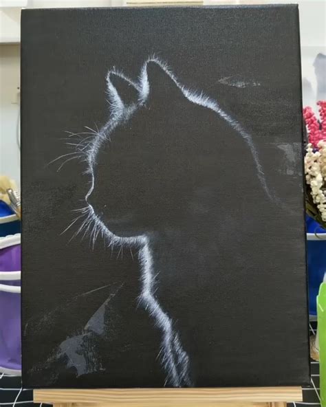 Easy Painting On Black Canvas For Beginners Canvas Tools