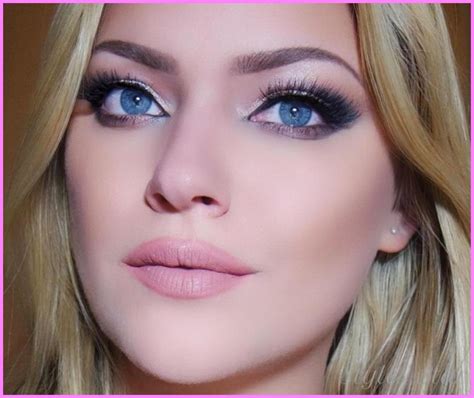 And since bold eye makeup isn't complete without defined lashes, look for a mascara that complements what you've got. Eye makeup for blue eyes blonde hair - Star Styles ...