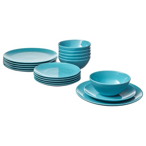 FÄrgrik 18 Piece Dinnerware Set Turquoise Whether Dressing Your Table