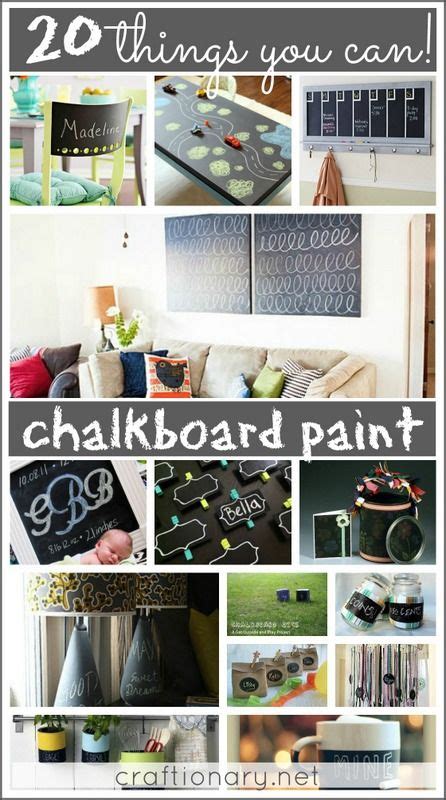 Diy Chalkboard Crafts Best Ideas Things To Chalkboard Paint Craftionary