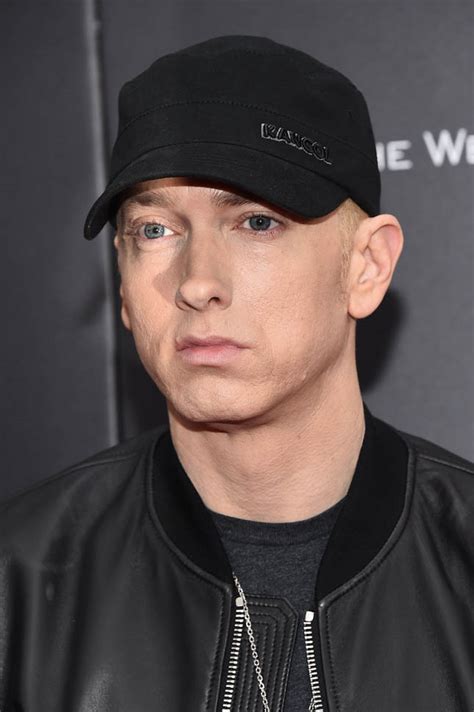 Marshall bruce mathers iii (born october 17, 1972), better known by his stage name eminem (often stylized eminǝm), is an american rapper, singer, record producer, and actor. |Lainey Gossip Entertainment UpdateEminem at New York premiere of Southpaw