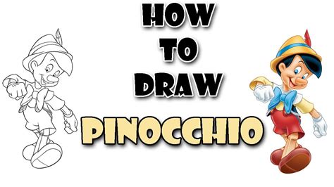 How To Draw Pinocchio Step By Step Drawing D4drawing Youtube