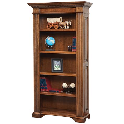 Lincoln Amish Bookcase Amish Office Furniture Cabinfield