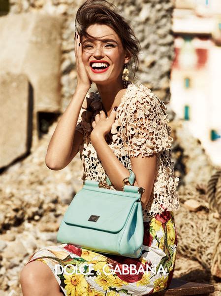 Smile Ad Campaign Dolce And Gabbana Ss 2012 Womenswear Bianca Balti