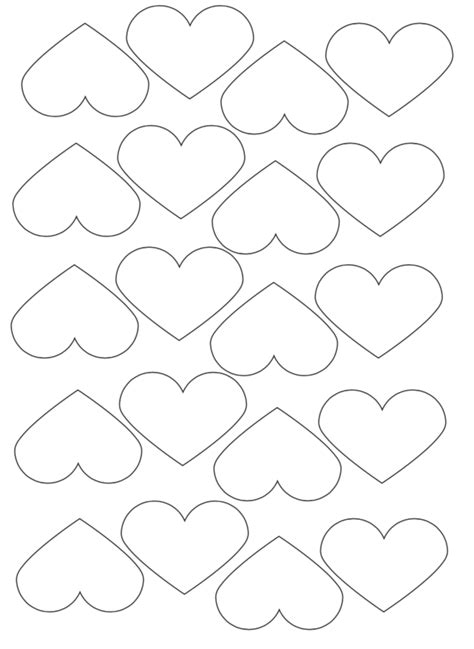 15 Heart Template Printables Free Heart Stencils And Patterns