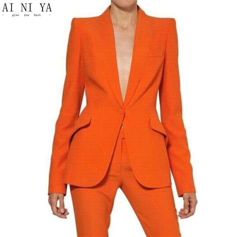 New 2020 Women Pant Suits Ladies Custom Made Formal Business Office