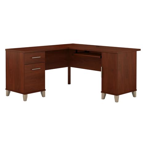 Bellaire 60'' solid wood desk. Bush Somerset L-Shaped 60 inch Computer Desk - Desks at ...