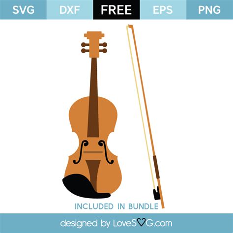Free Violin Svg Cut File