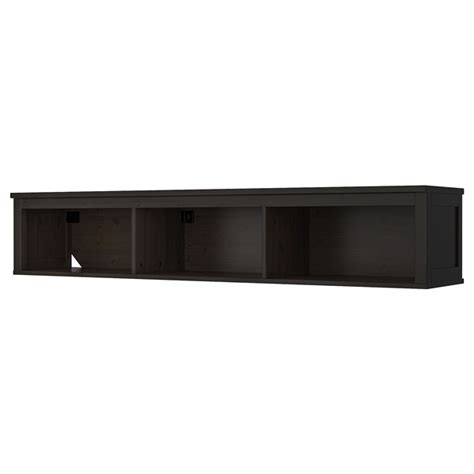Hemnes Wallbridging Shelf Black Brown 72x14 58 Ikea