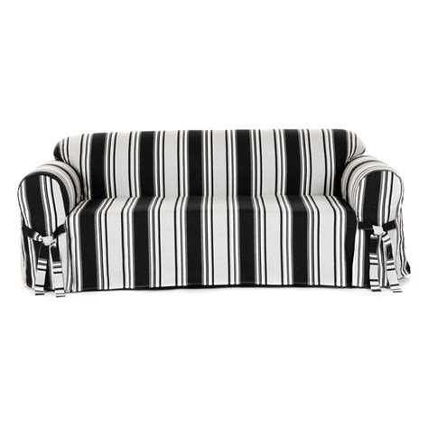 Classic Slipcovers Classic Stripe 1 Pc Slipcover Striped Sofa