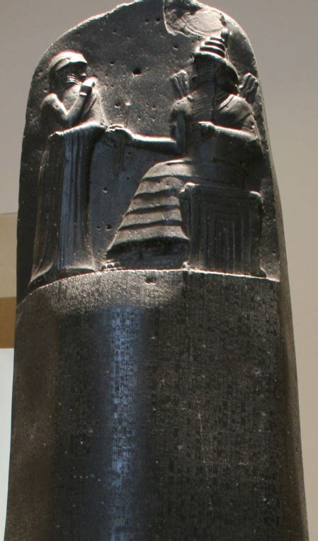 Estela De Hammurabi Forma Parte Del Periodo Babilónico Dentro De La