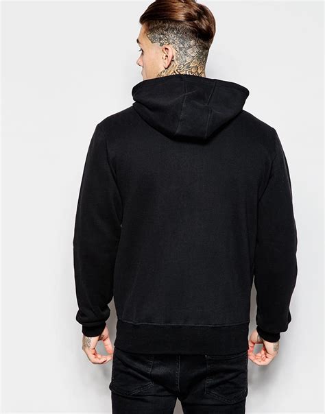 Rosegal provides the unique zippered mens hoodies for curves, so no worry on sizes. Ellesse Zip Up Hoodie in Black for Men | Lyst