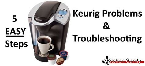 Troubleshooting Keurig Coffee Maker Problems Kitchensanity Keurig Coffee Makers Keurig