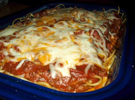 Bake until just tender, about 30 minutes. Baked Spaghetti by Paula Deen | Recipe | Baked spaghetti ...