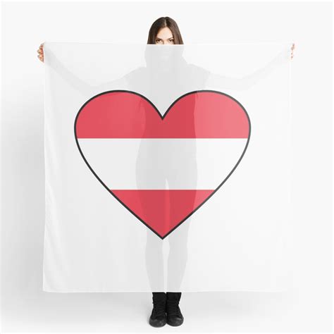 Austrian Flag Love Austria Heart Flag Flagge Österreichs Republik Österreich By Gracetee