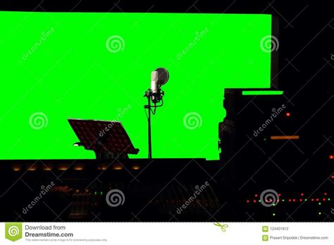 Green Screen Recording Studio Background