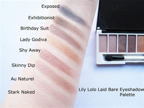 Lily Lolo Laid Bare Eyeshadow Palette Review Neutral Eyeshadow Palette