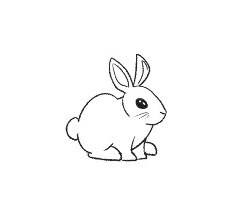 How To Draw A Bunny Easy Draw A Cute Bunny Step By Step