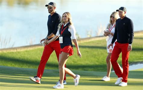 Dustin Johnson Says He Gets Yelled At By Paulina Gretzky