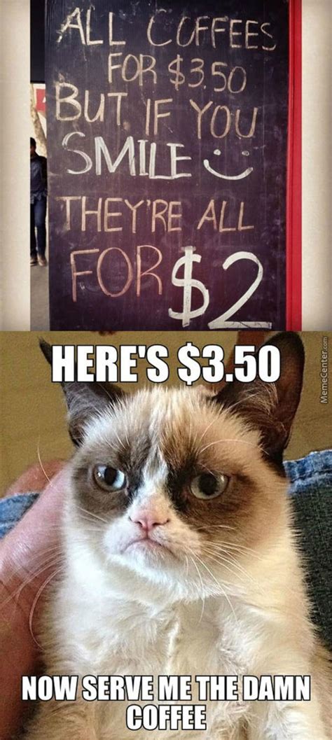 Here we have 40 funny grumpy cat memes that will have you in laughter nonstop. Grumpy Cat Wants His Damn Coffee | Grumpy Cat | Know Your Meme