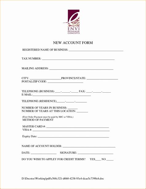 Customer Information Form Template Awesome Customer Information Form