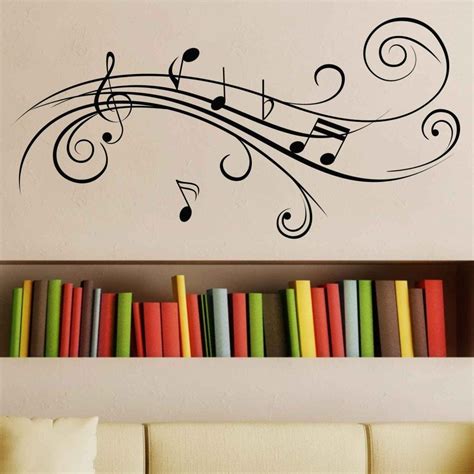 Cool Musical Notes V2 Wall Sticker Decal World Of Wall Stickers