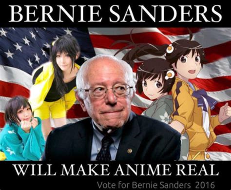 Maybe you would like to learn more about one of these? Bernie Sanders | Make Anime Real | Know Your Meme