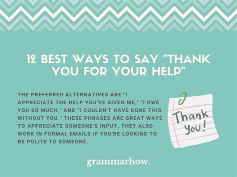 12 Best Ways To Say Thank You For Your Help 2023