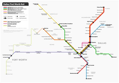 Dallas Area Rapid Transit Map