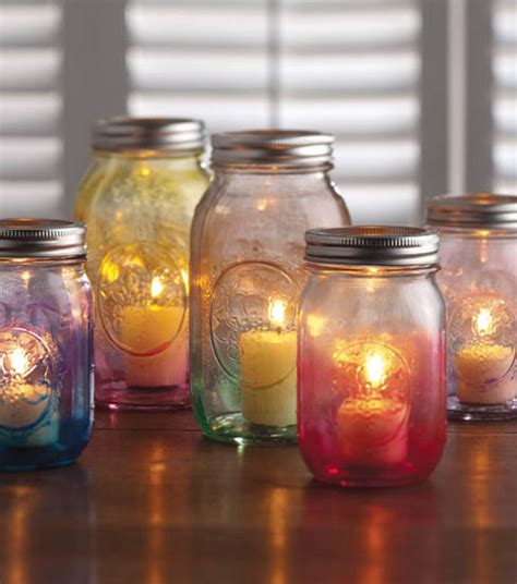 Mason Jar Crafts Create A Diy Candle Holder Using