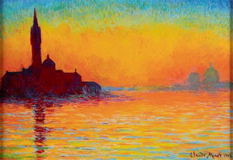Monet In Venice Set Of Five John Myatt Castle Fine Art